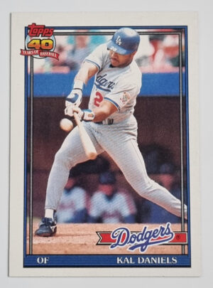 1991 Topps #245 Kal Daniels