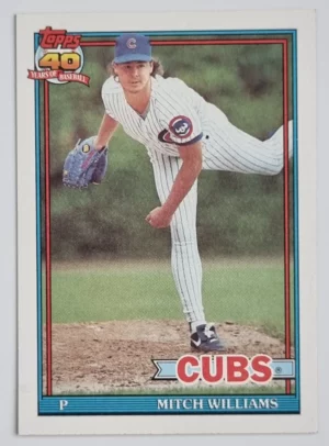 1991 Topps #335 Mitch Williams