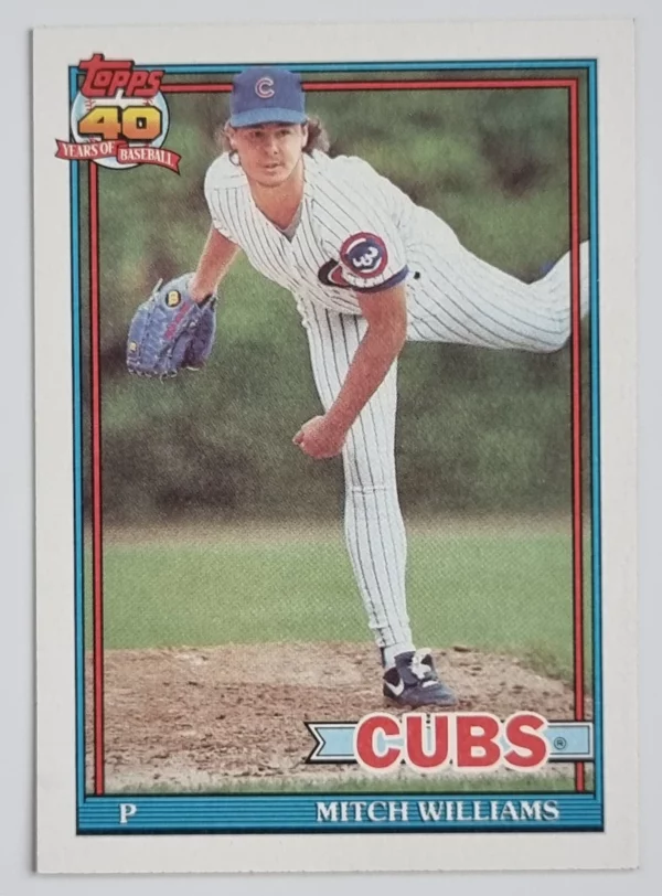 1991 Topps #335 Mitch Williams