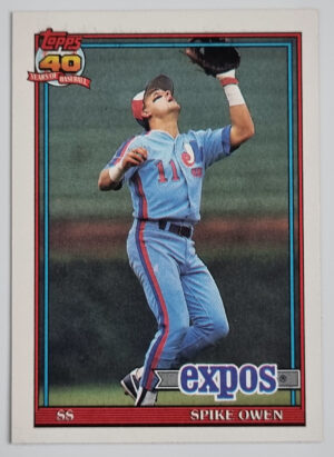1991 Topps #372 Spike Owen