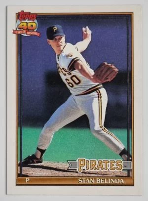 1991 Topps #522 Stan Belinda