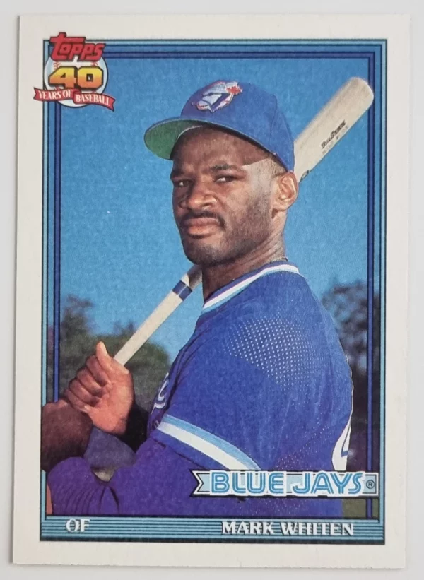 1991 Topps #588A Mark Whiten