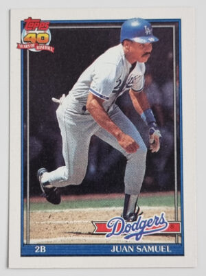 1991 Topps #645 Juan Samuel