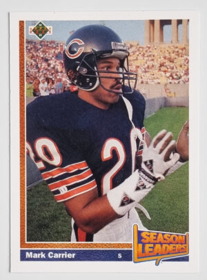 1991 Upper Deck #406 Mark Carrier DB LL