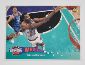 1992-93 Upper Deck International French #24 Hakeem Olajuwon AS