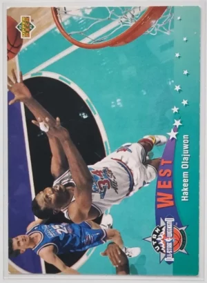 1992-93 Upper Deck International French #24 Hakeem Olajuwon AS