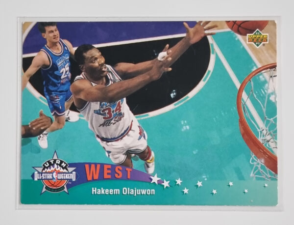 1992-93 Upper Deck International French #24 Hakeem Olajuwon AS