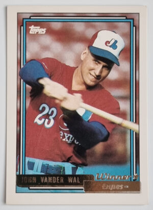 1992 Topps Gold Winners #343 John Vander Wal