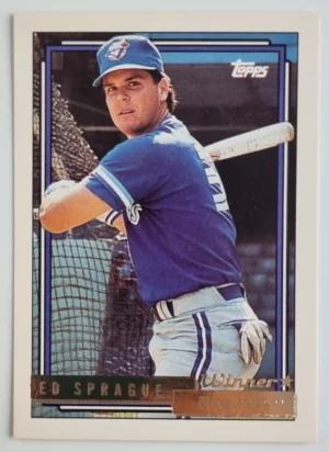1992 Topps Gold Winners #516 Ed Sprague Jr.
