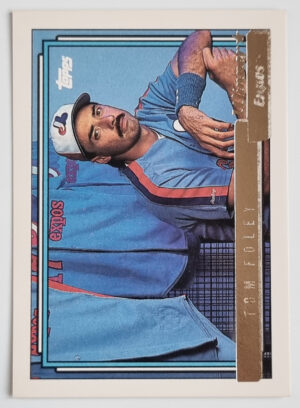 1992 Topps Gold Winners #666 Tom Foley