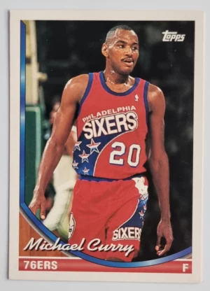 1993-94 Topps #286 Michael Curry RC