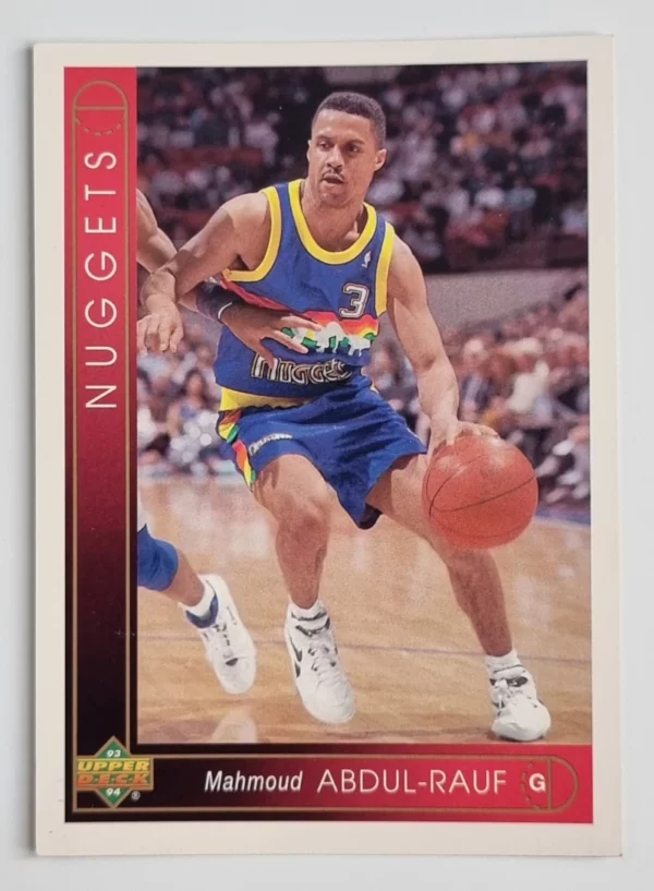 1993-94 Upper Deck International French #104 Mahmoud Abdul-Rauf