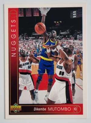 1993-94 Upper Deck International French #55 Dikembe Mutombo