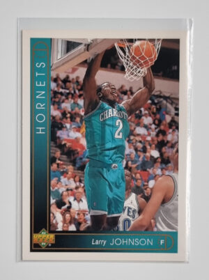 1993-94 Upper Deck International French #80 Larry Johnson