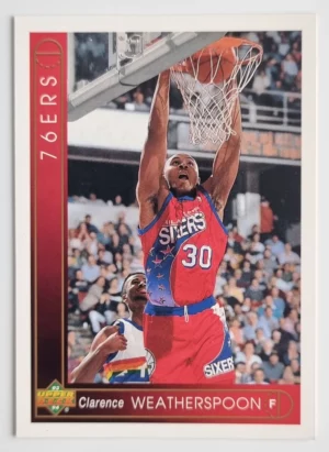 1993-94 Upper Deck International French #87 Clarence Weatherspoon