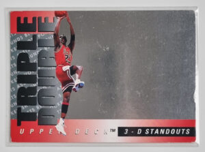 1993-94 Upper Deck International French Triple Double #TD2 Michael Jordan