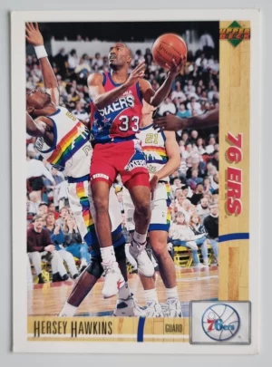 1993 Upper Deck French McDonald's #13 Hersey Hawkins