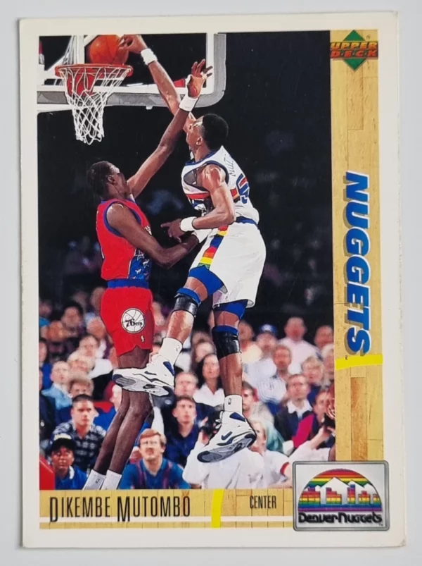 1993 Upper Deck French McDonald's #24 Dikembe Mutombo