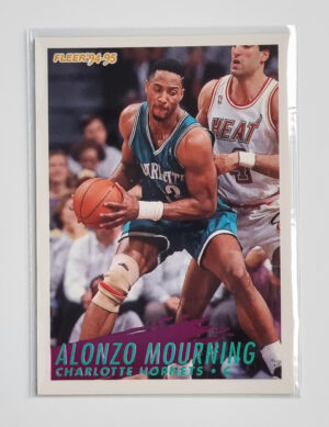 1994-95 Fleer European #27 Alonzo Mourning
