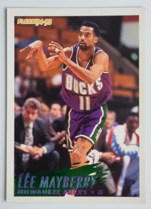 1994-95 Fleer European #130 Lee Mayberry