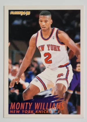 1994-95 Fleer European #162 Monty Williams