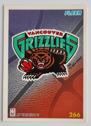 1994-95 Fleer European #266 Vancouver Grizzlies