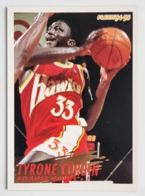 1994-95 Fleer European #4 Tyrone Corbin