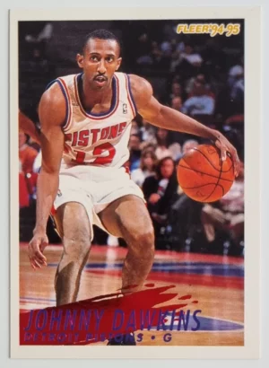 1994-95 Fleer European #65 Johnny Dawkins