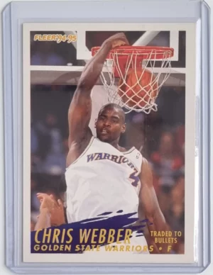 1994-95 Fleer European #82 Chris Webber