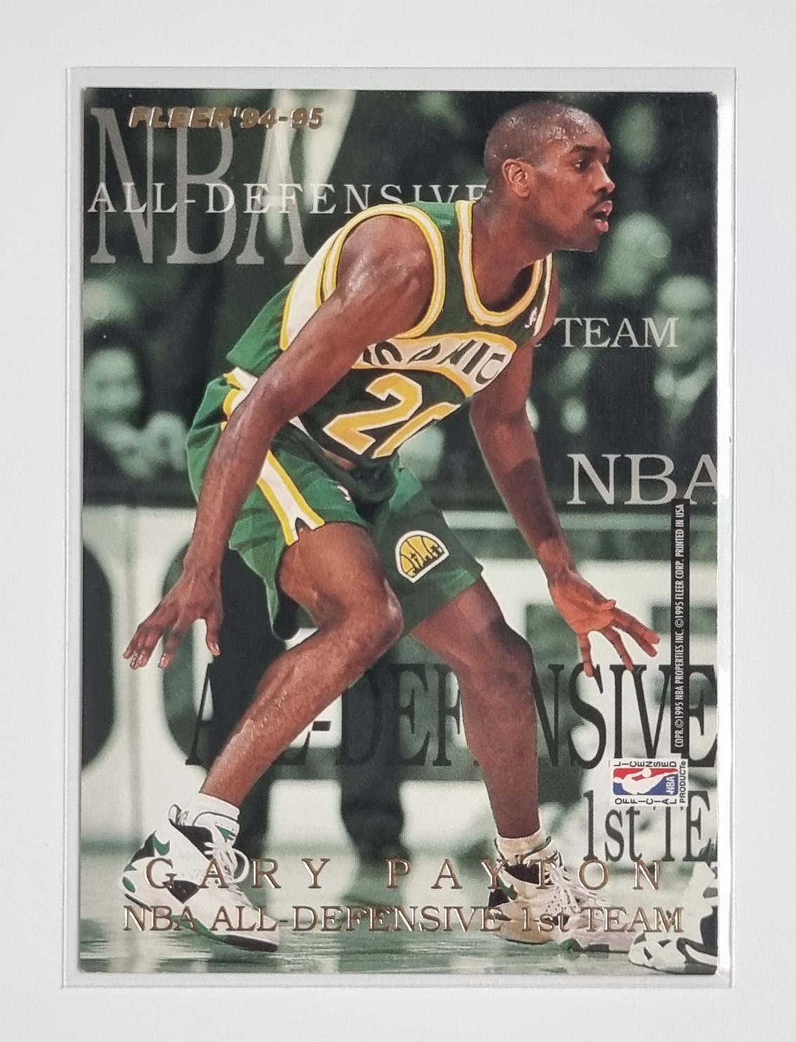 1994-95 Fleer European All-Defensive #2 Horace Grant/Gary Payton