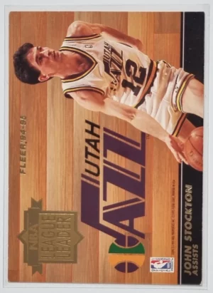 1994-95 Fleer European League Leaders #4 John Stockton/Nate McMillan
