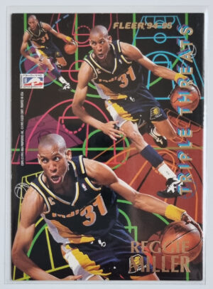 1994-95 Fleer European Triple Threats #1 Mookie Blaylock/Reggie Miller