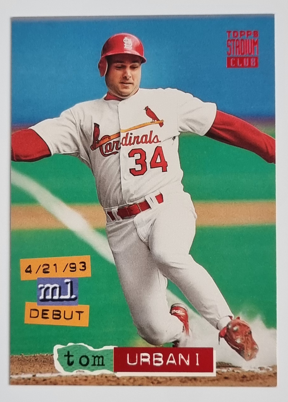 1994 Stadium Club #392 Tom Urbani