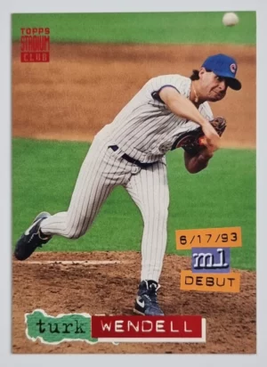 1994 Stadium Club #499 Turk Wendell