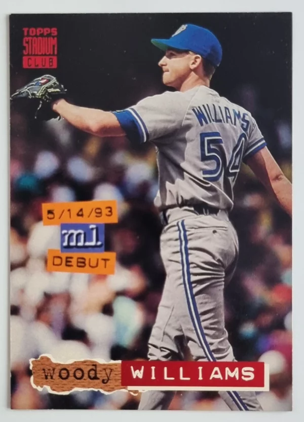 1994 Stadium Club #513 Woody Williams