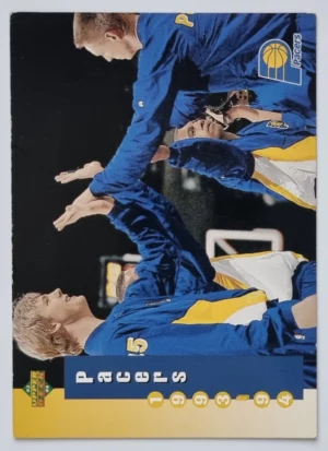 1994 Upper Deck French McDonald's Team #11 Indiana Pacers/Rik Smits
