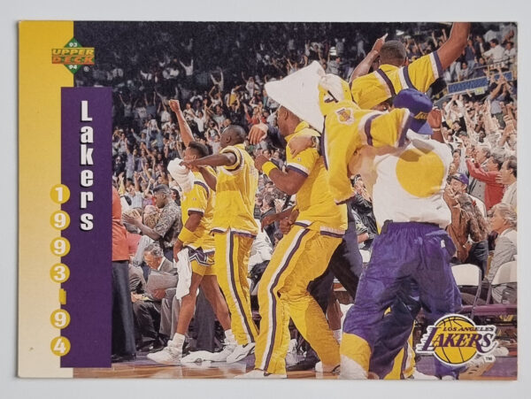 1994 Upper Deck French McDonald's Team #13 Los Angeles Lakers/Group