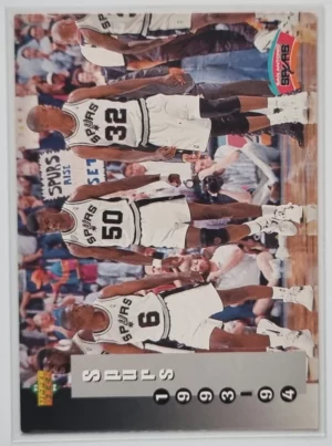 1994 Upper Deck French McDonald's Team #24 San Antonio Spurs/David Robinson/Sean Elliott