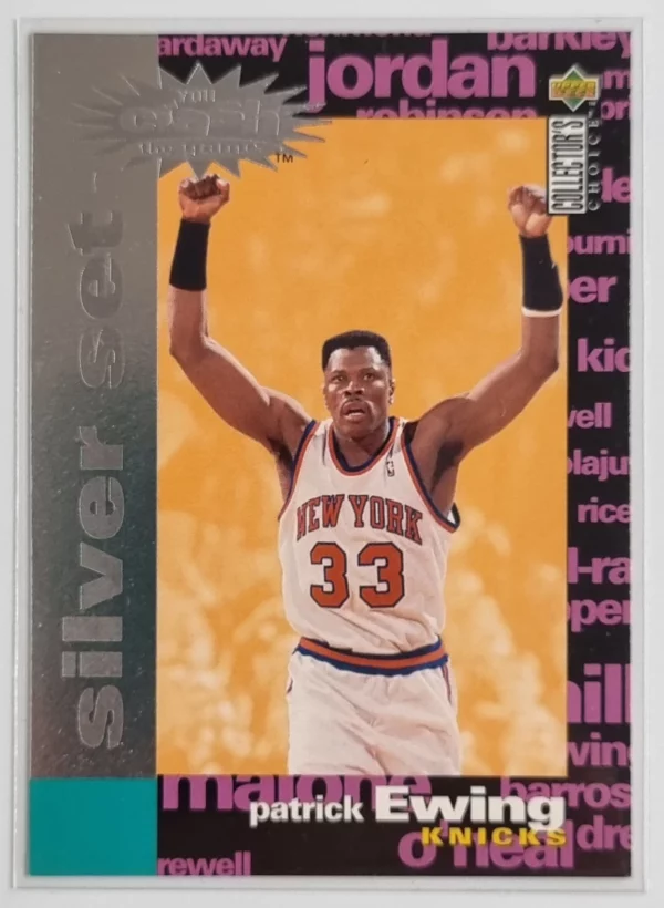 1995-96 Collector's Choice Crash the Game Scoring Silver Redemption #C19 Patrick Ewing