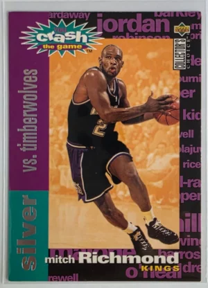 1995-96 Collector's Choice International French Crash the Game #C14 Mitch Richmond