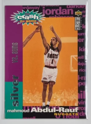 1995-96 Collector's Choice International French Crash the Game #C17 Mahmoud Abdul-Rauf