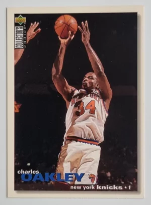 1995-96 Collector's Choice International French I #107 Charles Oakley