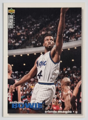 1995-96 Collector's Choice International French I #112 Anthony Bowie