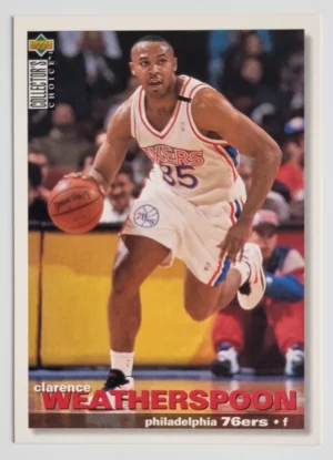 1995-96 Collector's Choice International French I #117 Clarence Weatherspoon