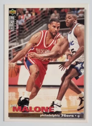 1995-96 Collector's Choice International French I #118 Jeff Malone