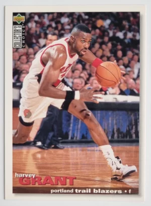 1995-96 Collector's Choice International French I #128 Harvey Grant