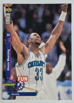 1995-96 Collector's Choice International French I #168 Alonzo Mourning FF