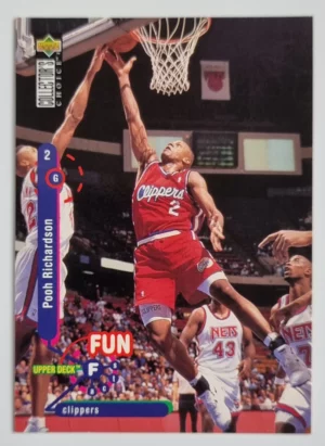 1995-96 Collector's Choice International French I #177 Pooh Richardson FF