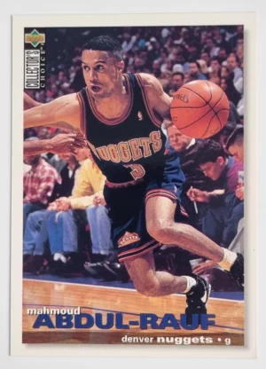 1995-96 Collector's Choice International French I #37 Mahmoud Abdul-Rauf