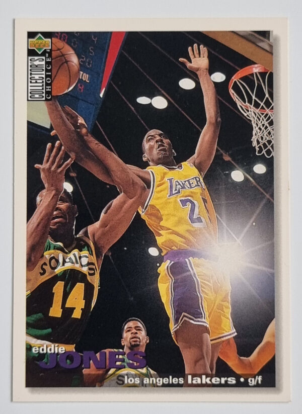 1995-96 Collector's Choice International French I #77 Eddie Jones